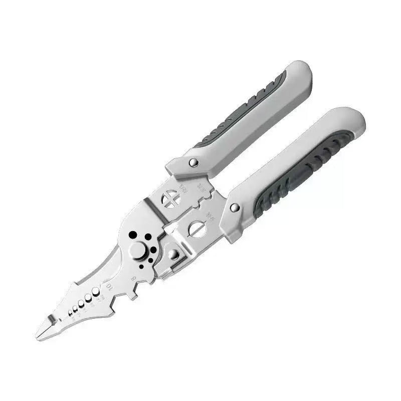 Jhome 11-in-1 multifunctional wire stripper pliers 8''