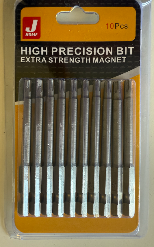 phillip screw driver drill bit 1/4x3" 10pcs