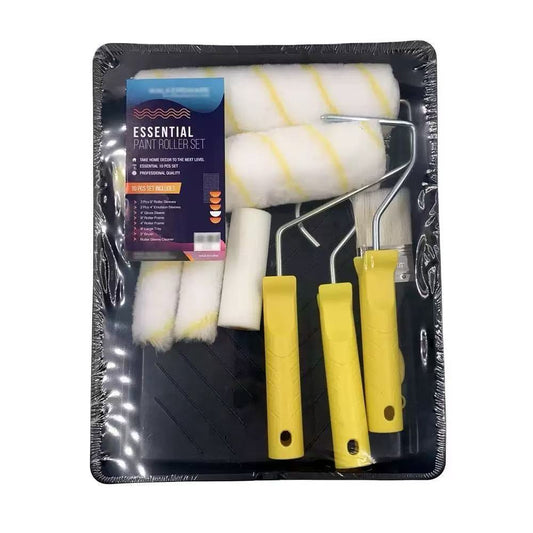Jhome 11001 8pcs All-in-1 4" 9" professional paint roller set for home tool kit